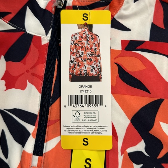 NWT Ladies CALLAWAY LS 1/4 Zip Golf Shirt S and shirt M weather series - Picture 9 of 16